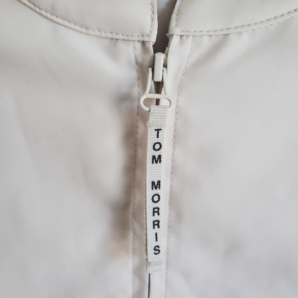 TOM MORRIS The Old Course St Andrews Embroidered Zip Jacket Mens Size Medium - Picture 3 of 8